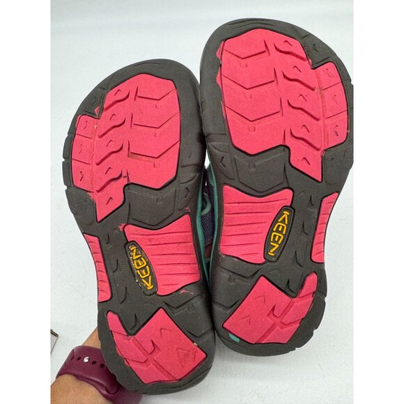 Keen Kids Newport H2 Sandals Size 4 Blue Outdoors Waterproof Strappy Textile - Picture 14 of 15